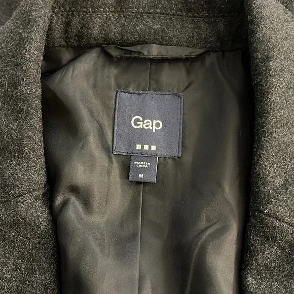 Gap | Wool blend suit jacket/blazer/sport coat Charcoal gray Men’s size M - Picture 7 of 11